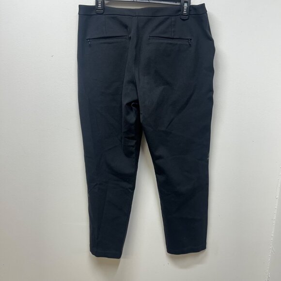 Lululemon Black Slim-Fit Stretch Pants Size 12 Pockets career office - Picture 6 of 7